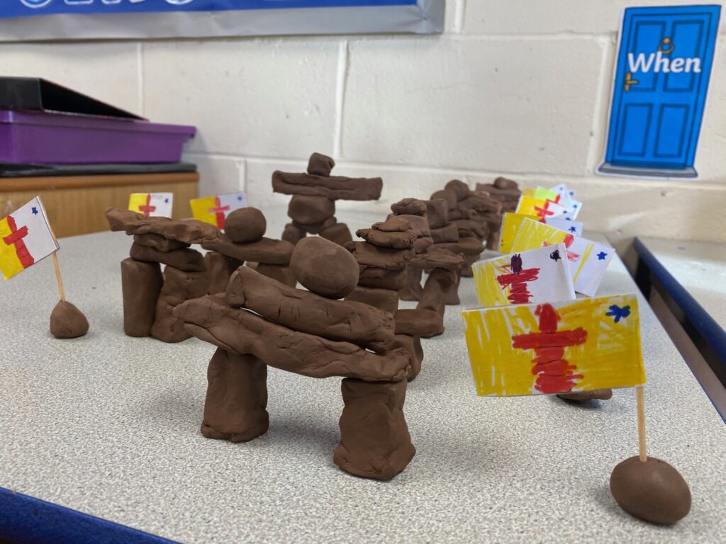 Inukshuk creations&#8230;, Copthill School