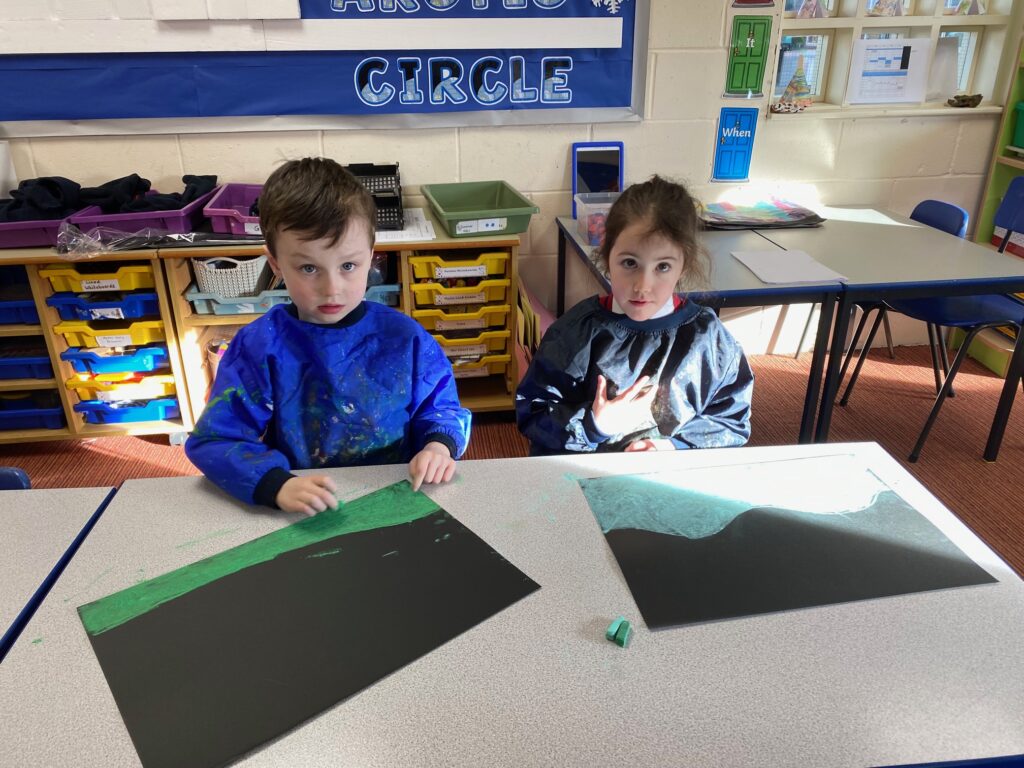 Dazzling Northern Lights Artwork&#8230;, Copthill School