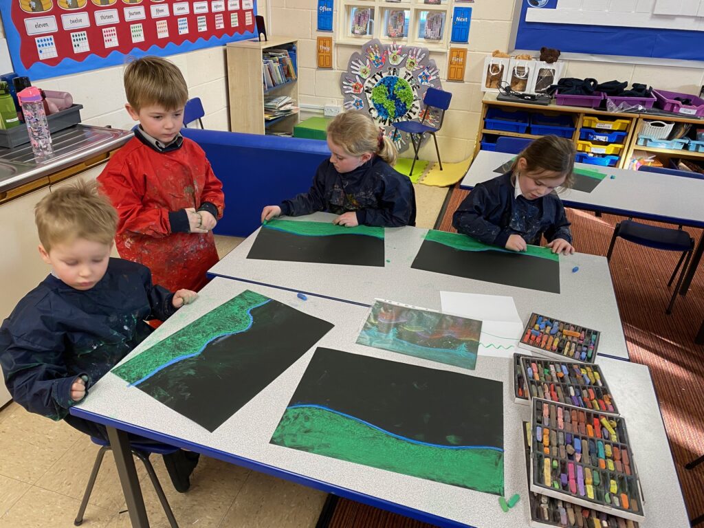 Dazzling Northern Lights Artwork&#8230;, Copthill School