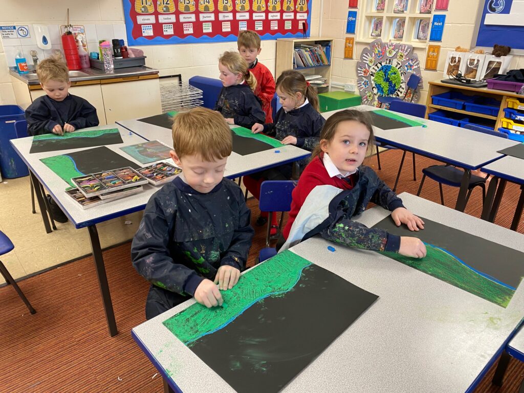 Dazzling Northern Lights Artwork&#8230;, Copthill School