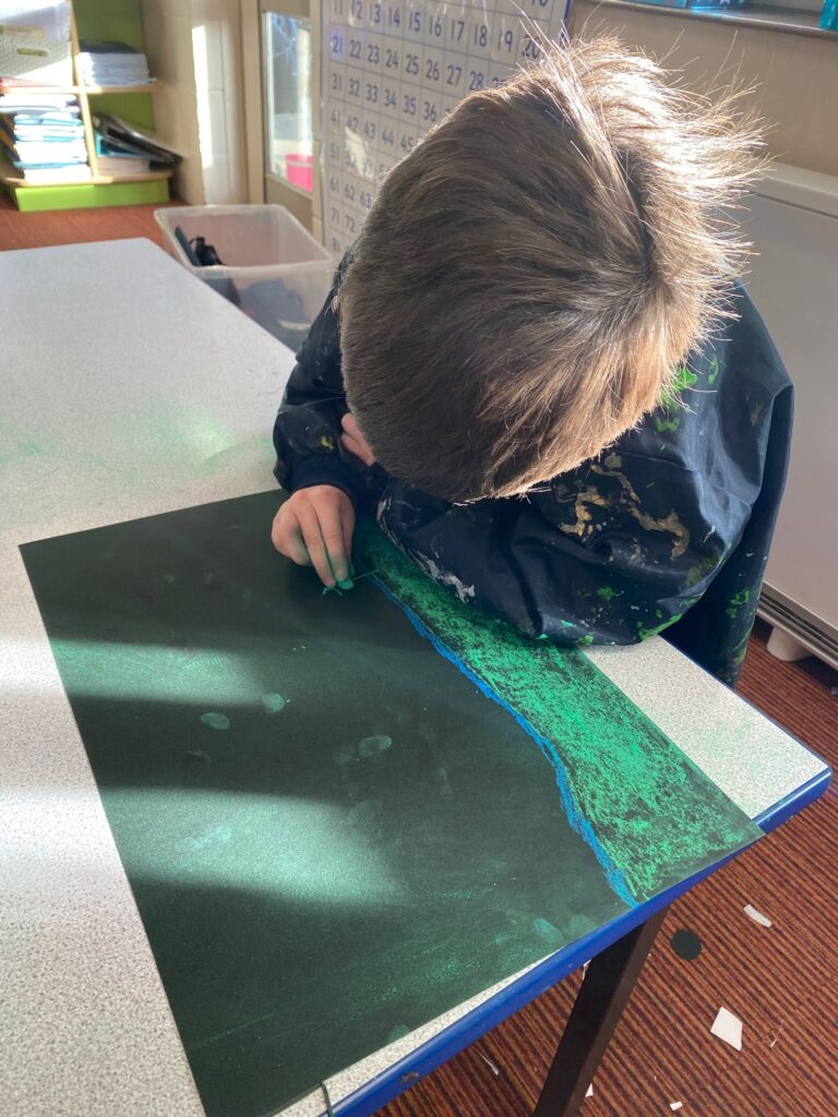 Dazzling Northern Lights Artwork&#8230;, Copthill School