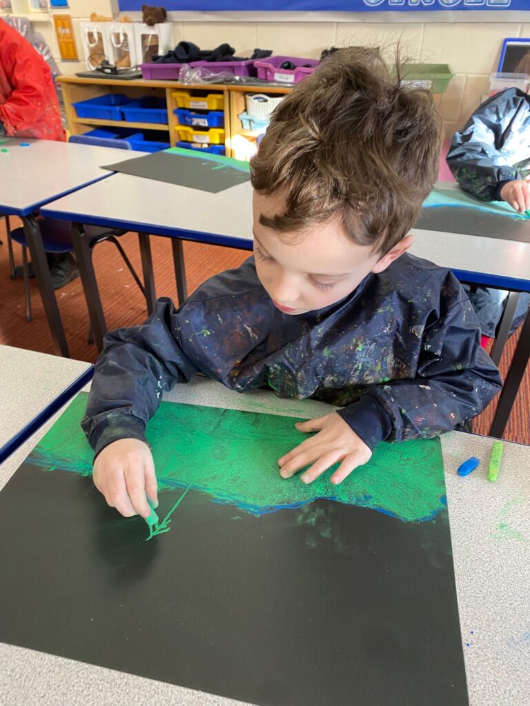 Dazzling Northern Lights Artwork&#8230;, Copthill School