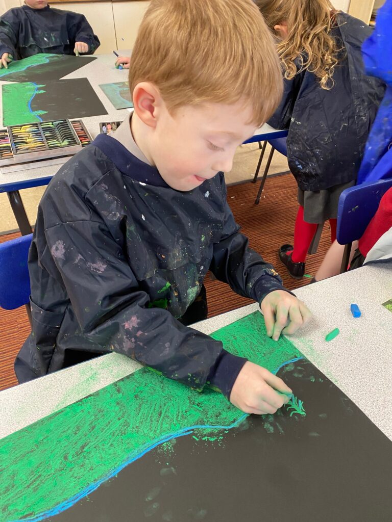 Dazzling Northern Lights Artwork&#8230;, Copthill School