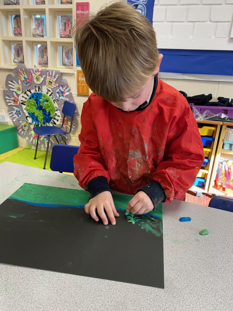 Dazzling Northern Lights Artwork&#8230;, Copthill School