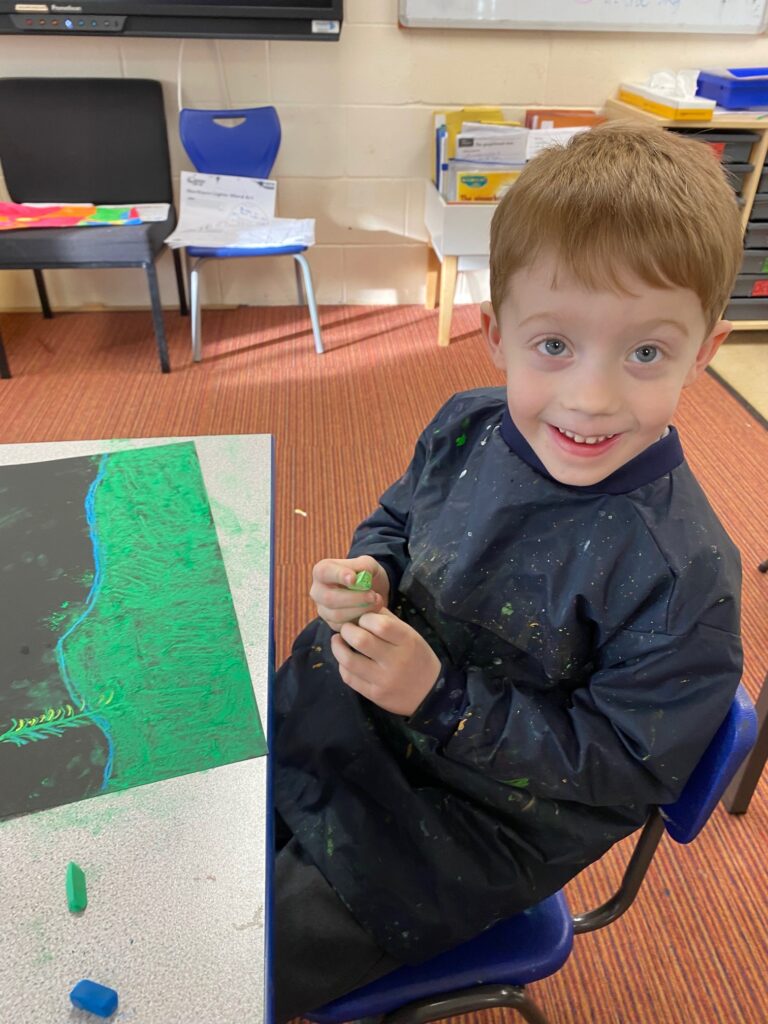 Dazzling Northern Lights Artwork&#8230;, Copthill School