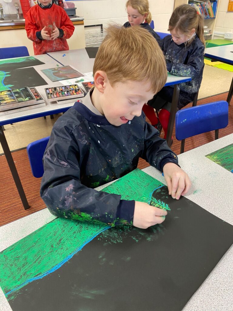 Dazzling Northern Lights Artwork&#8230;, Copthill School