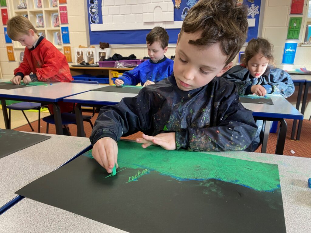 Dazzling Northern Lights Artwork&#8230;, Copthill School