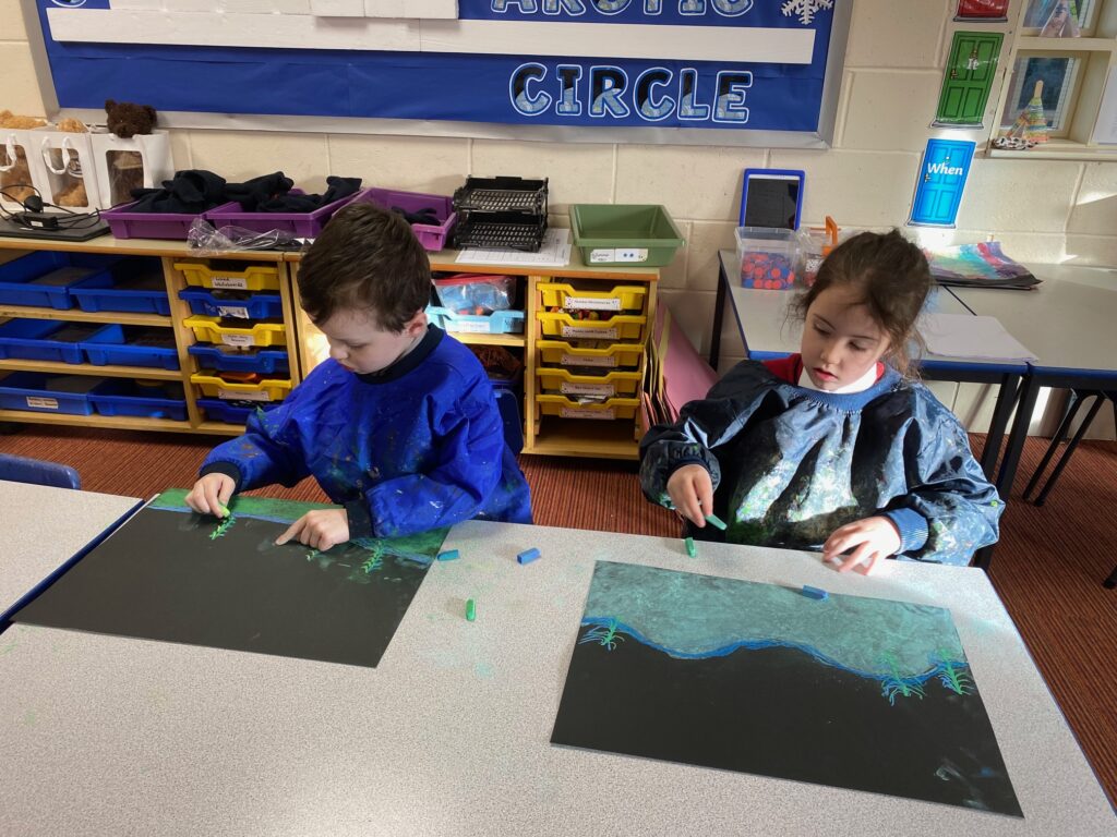 Dazzling Northern Lights Artwork&#8230;, Copthill School