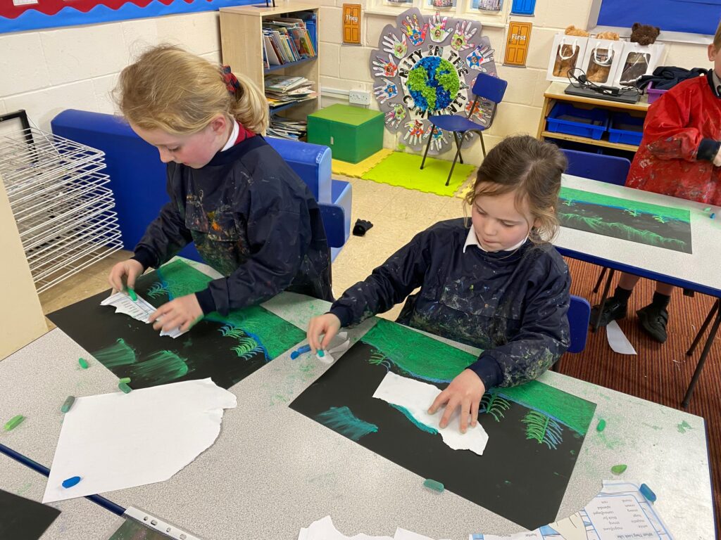 Dazzling Northern Lights Artwork&#8230;, Copthill School