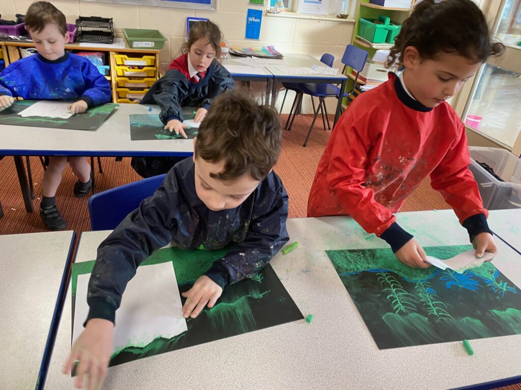 Dazzling Northern Lights Artwork&#8230;, Copthill School