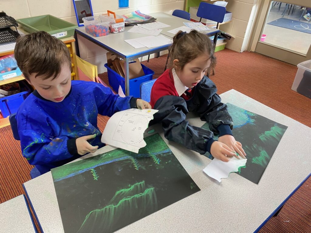 Dazzling Northern Lights Artwork&#8230;, Copthill School