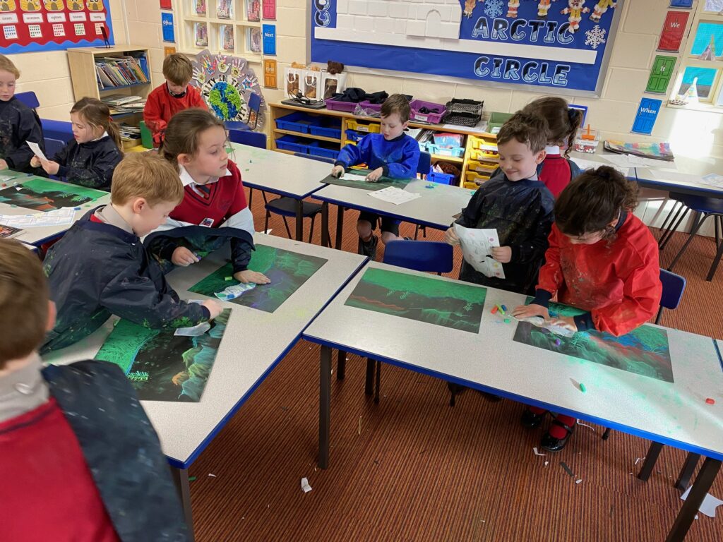 Dazzling Northern Lights Artwork&#8230;, Copthill School