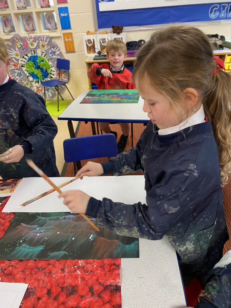 Dazzling Northern Lights Artwork&#8230;, Copthill School