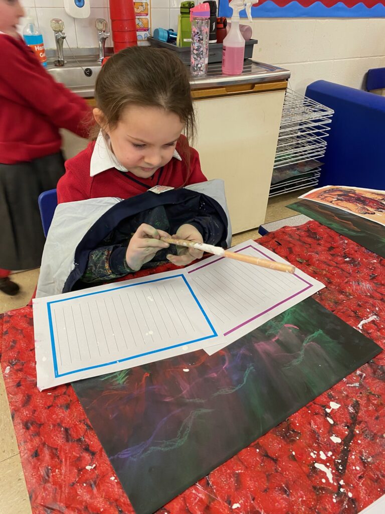 Dazzling Northern Lights Artwork&#8230;, Copthill School