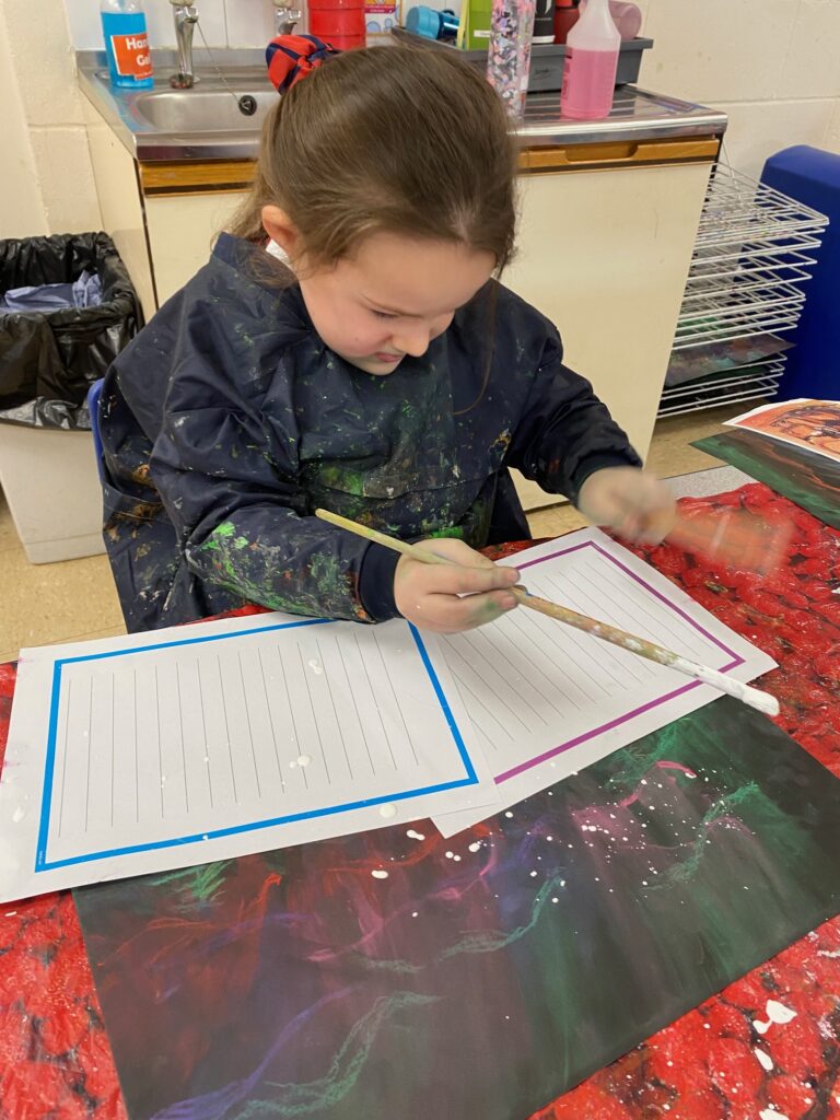 Dazzling Northern Lights Artwork&#8230;, Copthill School