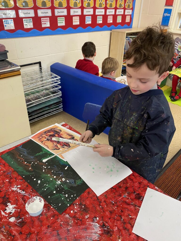 Dazzling Northern Lights Artwork&#8230;, Copthill School