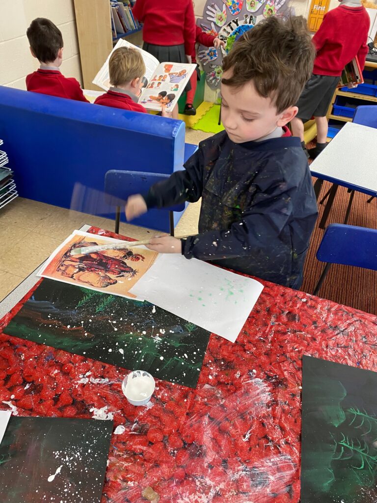 Dazzling Northern Lights Artwork&#8230;, Copthill School