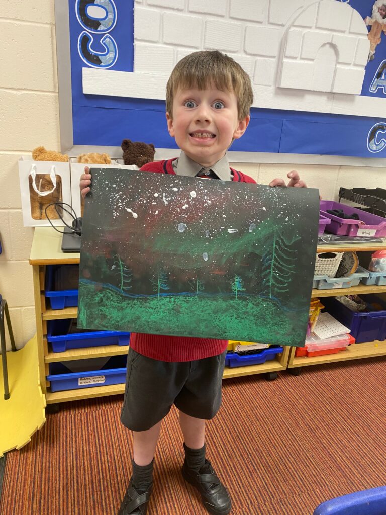 Dazzling Northern Lights Artwork&#8230;, Copthill School