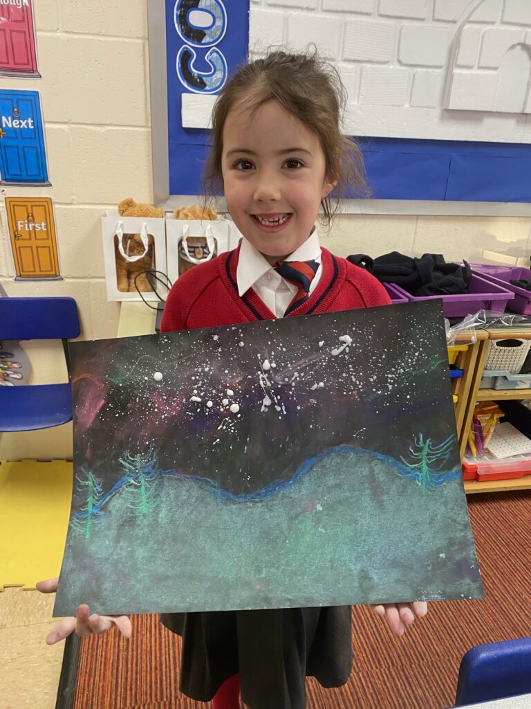 Dazzling Northern Lights Artwork&#8230;, Copthill School