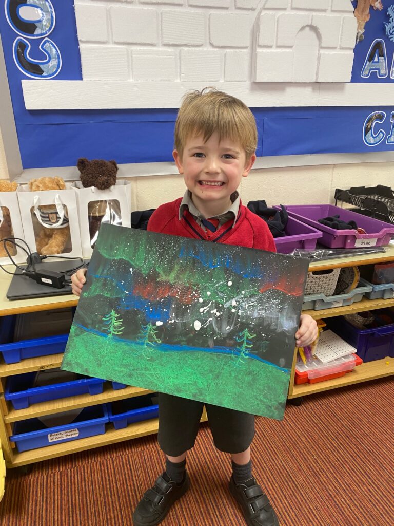 Dazzling Northern Lights Artwork&#8230;, Copthill School