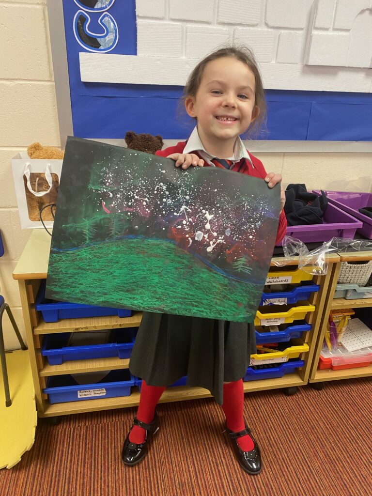 Dazzling Northern Lights Artwork&#8230;, Copthill School