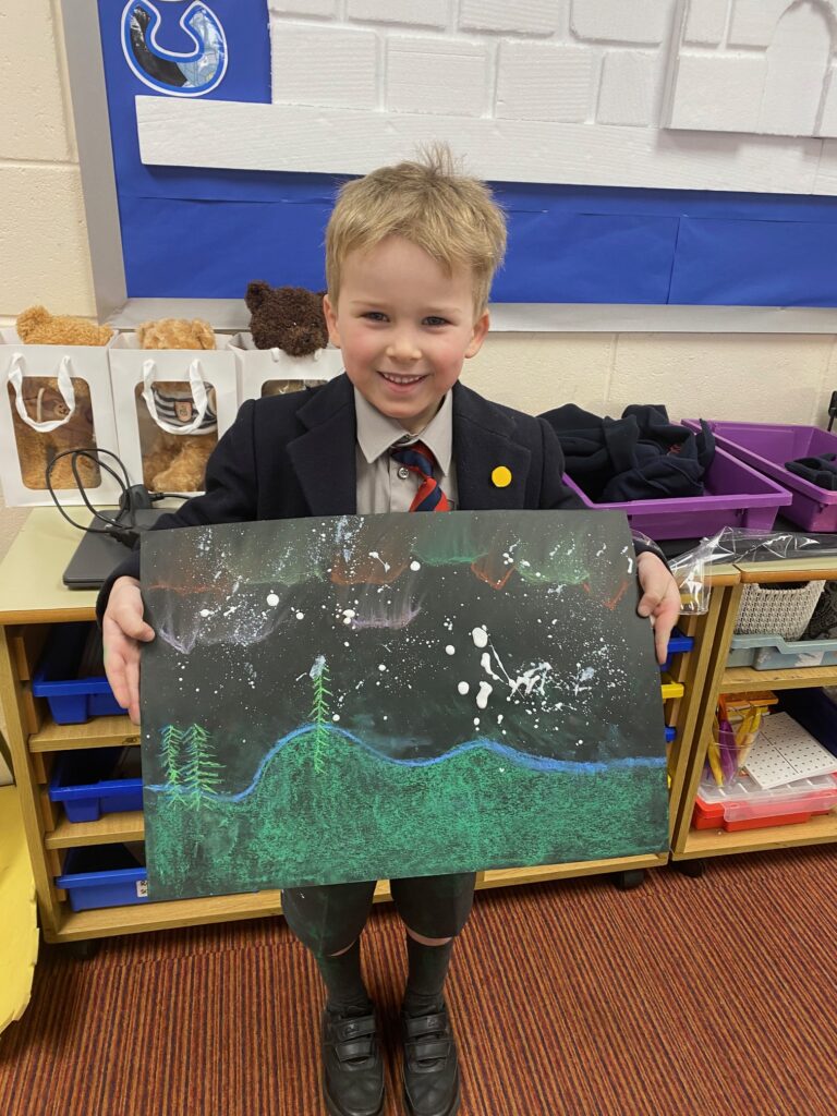 Dazzling Northern Lights Artwork&#8230;, Copthill School