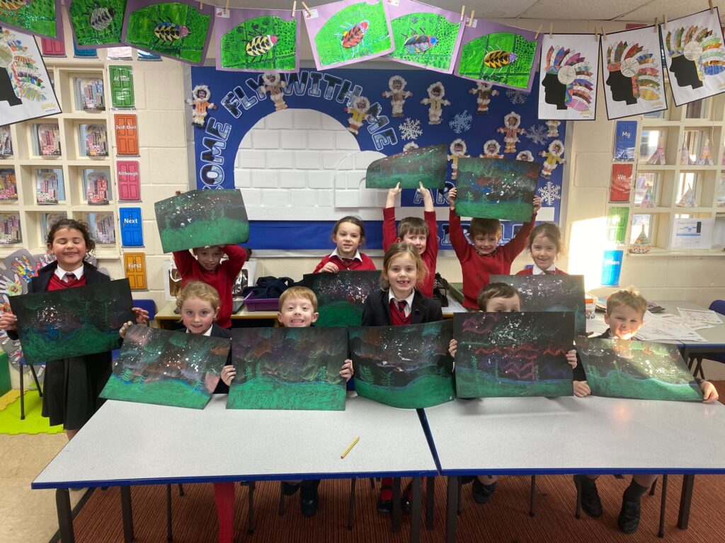 Dazzling Northern Lights Artwork&#8230;, Copthill School