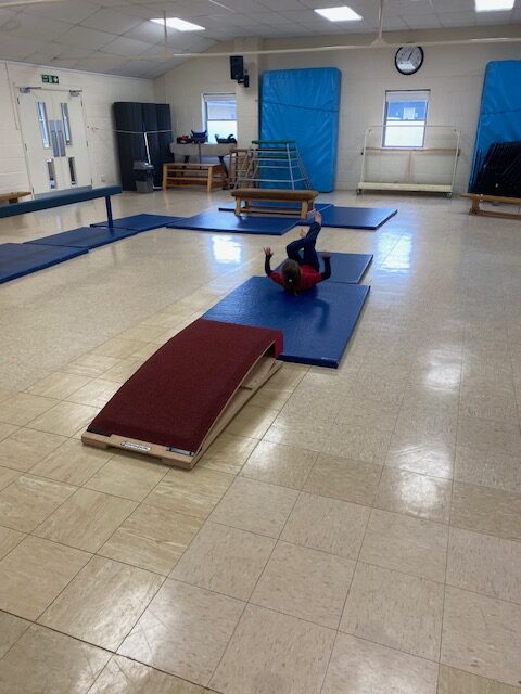 Gymnastics skills&#8230;, Copthill School