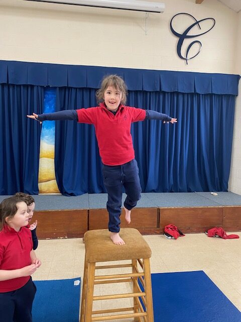 Gymnastics skills&#8230;, Copthill School