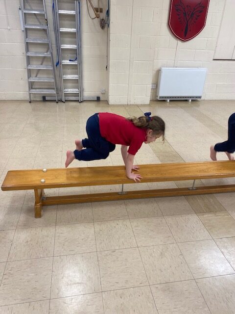 Gymnastics skills&#8230;, Copthill School