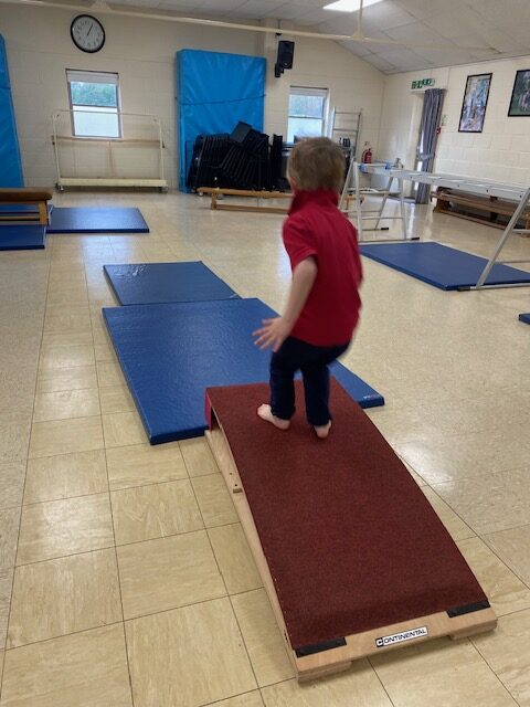 Gymnastics skills&#8230;, Copthill School