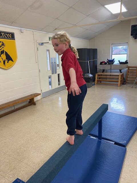 Gymnastics skills&#8230;, Copthill School