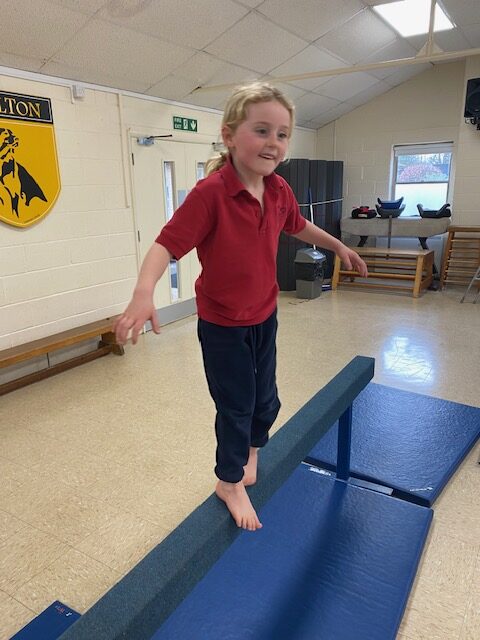 Gymnastics skills&#8230;, Copthill School