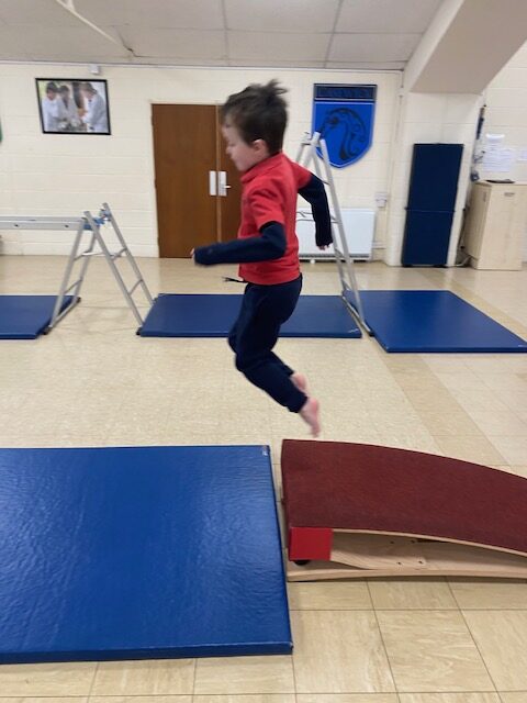 Gymnastics skills&#8230;, Copthill School