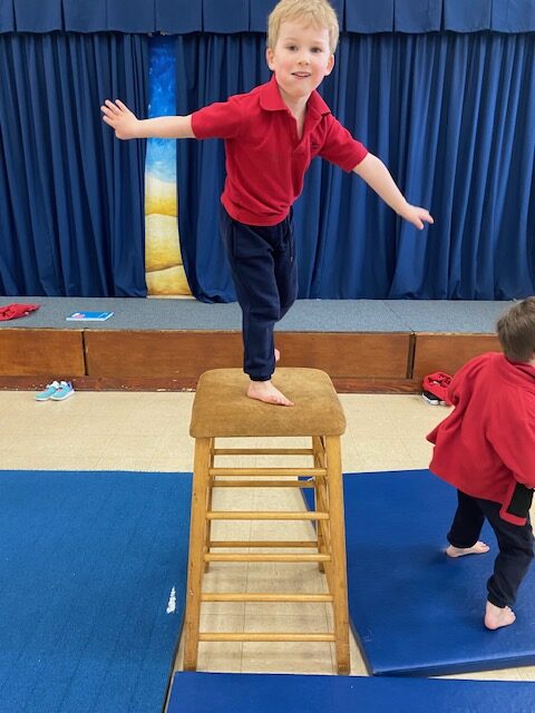 Gymnastics skills&#8230;, Copthill School