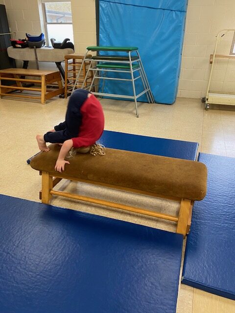 Gymnastics skills&#8230;, Copthill School