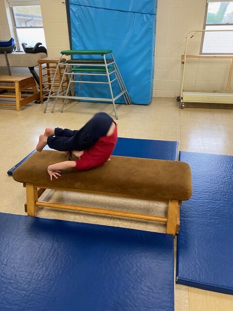 Gymnastics skills&#8230;, Copthill School