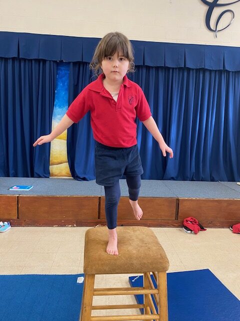 Gymnastics skills&#8230;, Copthill School