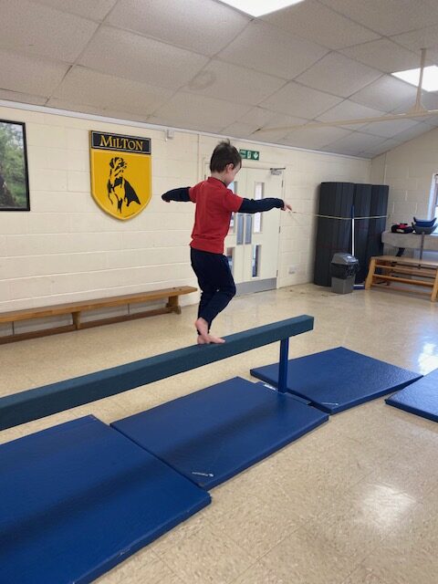 Gymnastics skills&#8230;, Copthill School