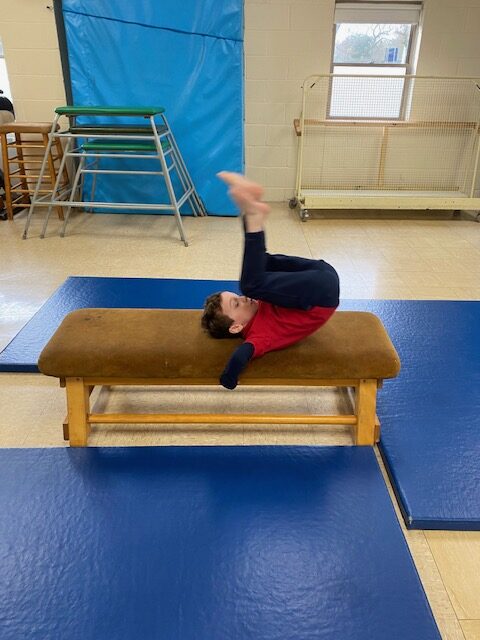 Gymnastics skills&#8230;, Copthill School