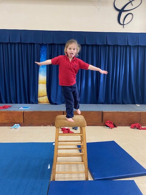 Gymnastics skills&#8230;, Copthill School