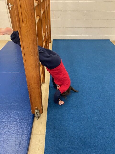 Gymnastics skills&#8230;, Copthill School