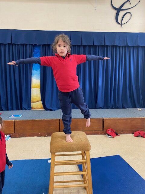 Gymnastics skills&#8230;, Copthill School