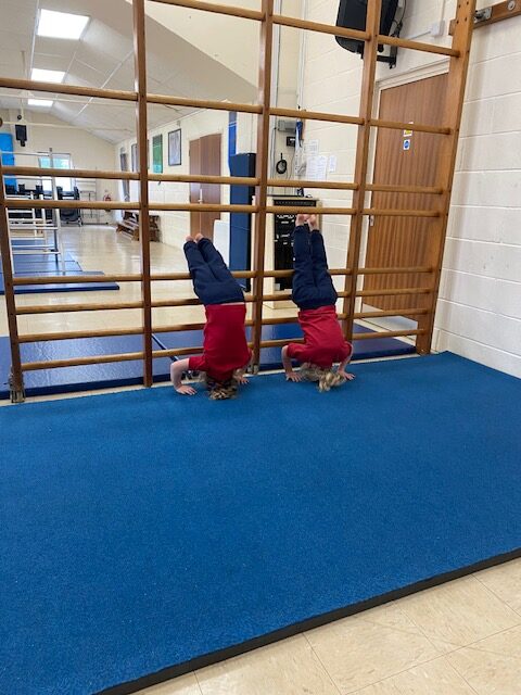 Gymnastics skills&#8230;, Copthill School