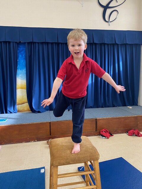 Gymnastics skills&#8230;, Copthill School