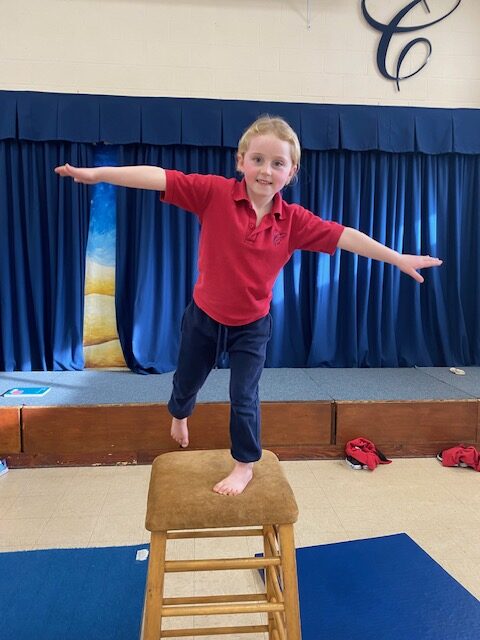 Gymnastics skills&#8230;, Copthill School