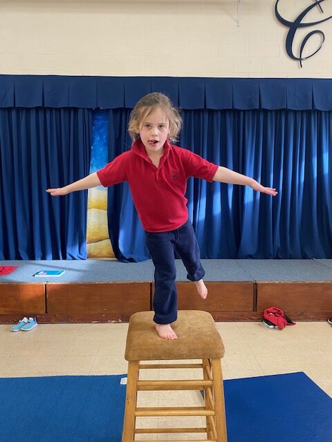 Gymnastics skills&#8230;, Copthill School