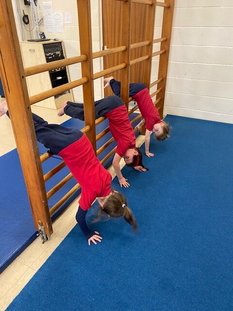 Gymnastics skills&#8230;, Copthill School