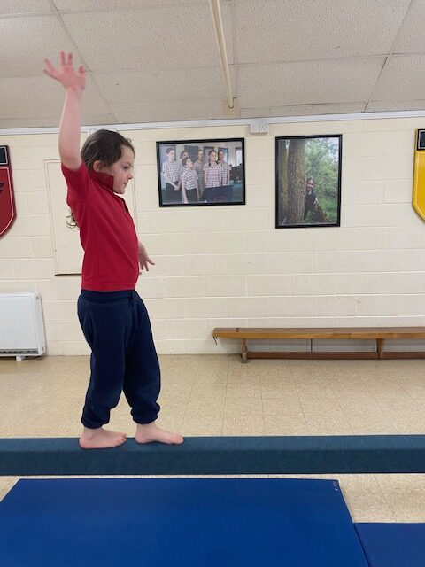 Gymnastics skills&#8230;, Copthill School