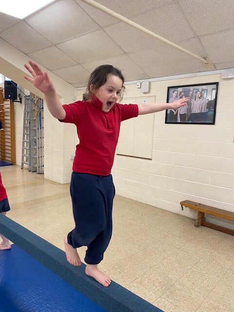 Gymnastics skills&#8230;, Copthill School